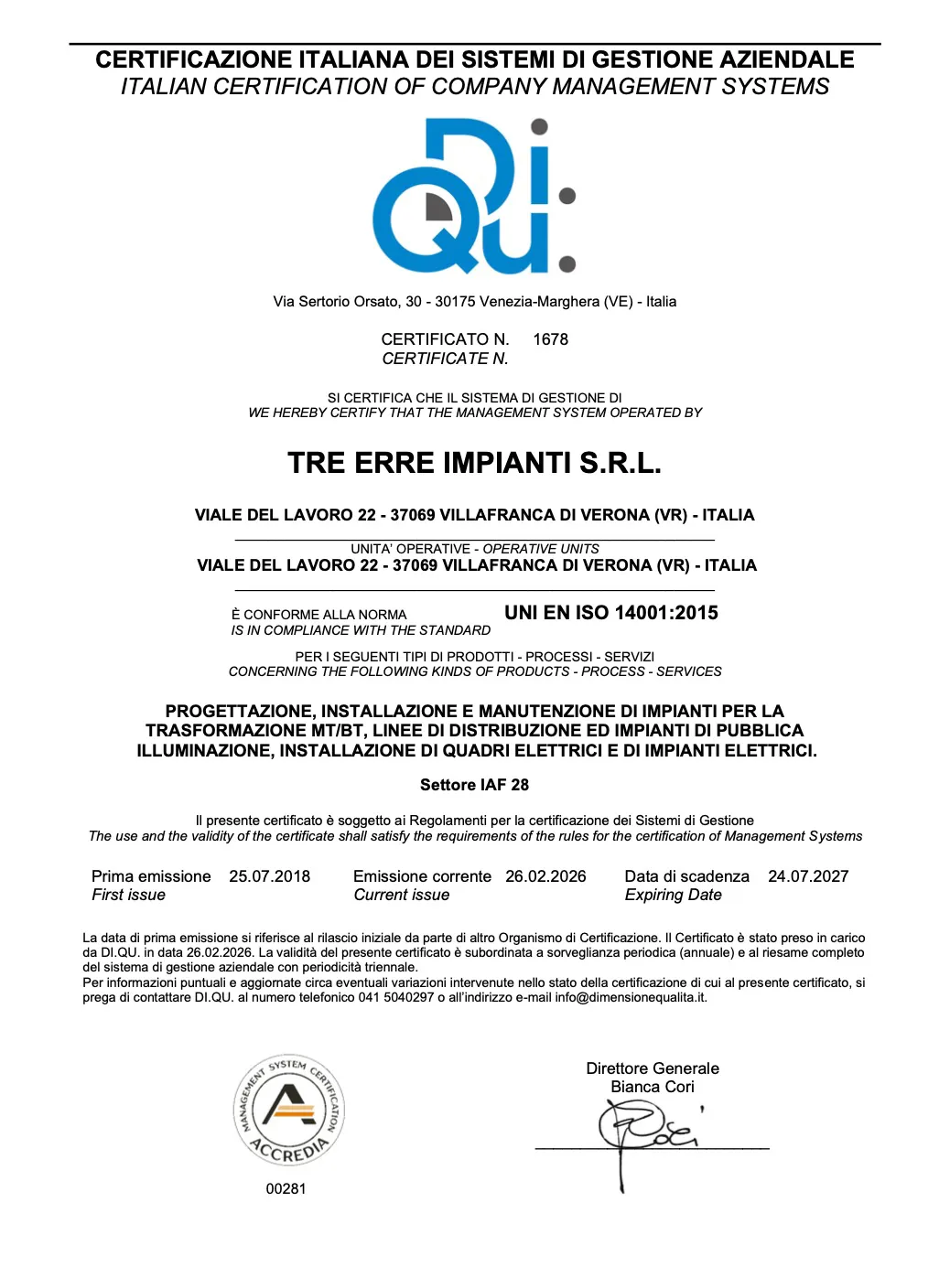 Immagine - ISO 14001:2015