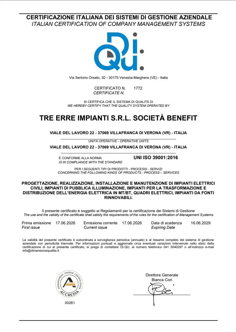 Immagine - ISO 39001:2016